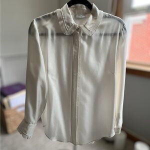 Elegant Sandro Paris ivory blouse (Medium)